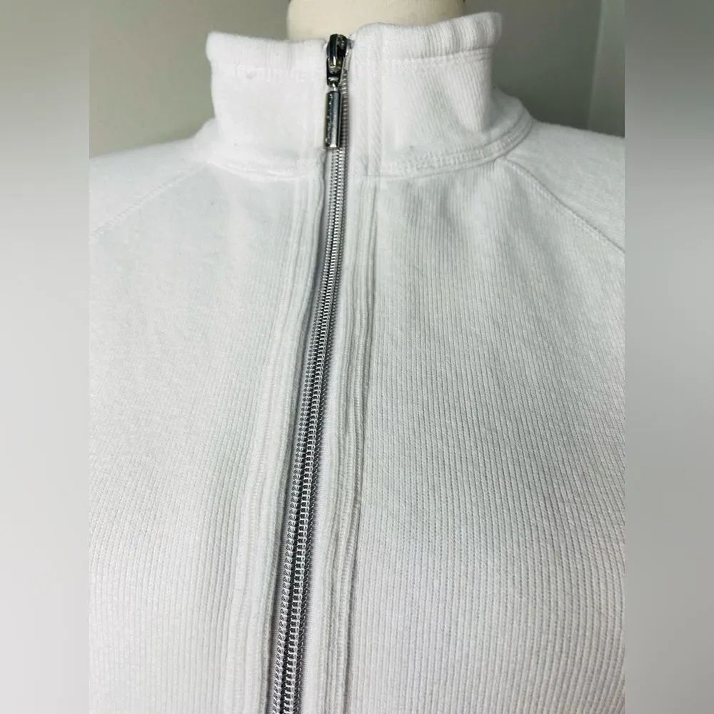 🛍️ Tommy Bahama White Full-Zip Sweater/Jacket Sz Large - Picture 7 of 12